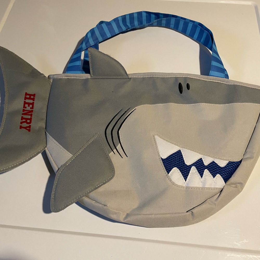 Shark beach bag - Henry monogram